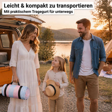 Lade das Bild in den Galerie-Viewer, HOEL® Picknickdecke wasserabweisend + isoliert - Picknick Decke XXL 200x200cm
