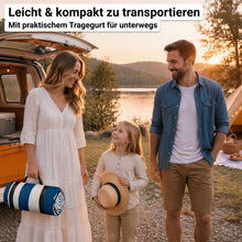 Lade das Bild in den Galerie-Viewer, HOEL® Picknickdecke wasserabweisend + isoliert - Picknick Decke XXL 200x200cm
