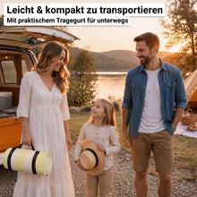 Lade das Bild in den Galerie-Viewer, HOEL® Picknickdecke wasserabweisend + isoliert - Picknick Decke XXL 200x200cm
