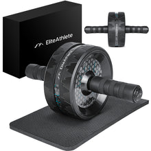Lade das Bild in den Galerie-Viewer, EliteAthlete® Bauchtrainer I Bauchmuskeltrainer I Bauchroller inkl. gepolsterter Kniematte
