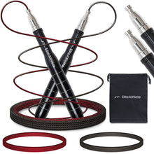 Lade das Bild in den Galerie-Viewer, Springseil Springseile Jump Rope Speed Rope Profi Kugellager Boxen Elite Athlete kondition hit abnehmen diät
